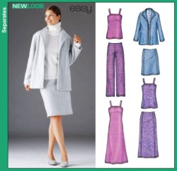 6213 NL OPEN JACKET,STRAPPY TOP,SUNDRESS,BOTTOMS PATTERN 10-22